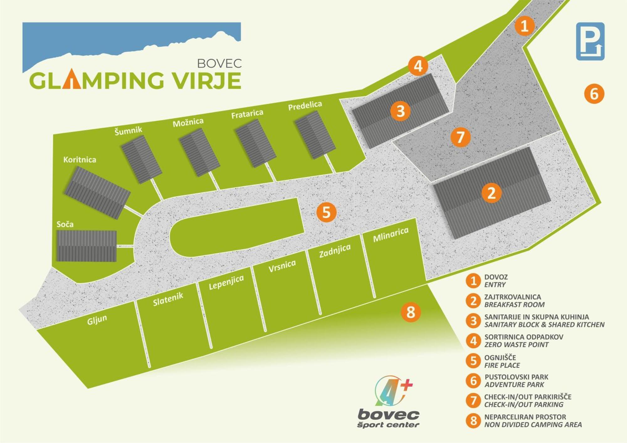 Glamping Virje Hotell Bovec Exteriör bild